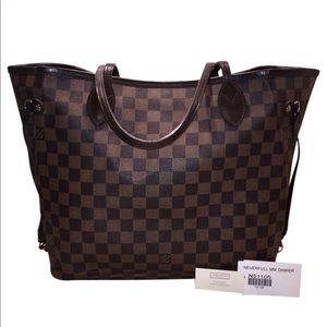 ⛔️SOLD⛔️ Louis Vuitton Neverfull Mm Damier Ebene